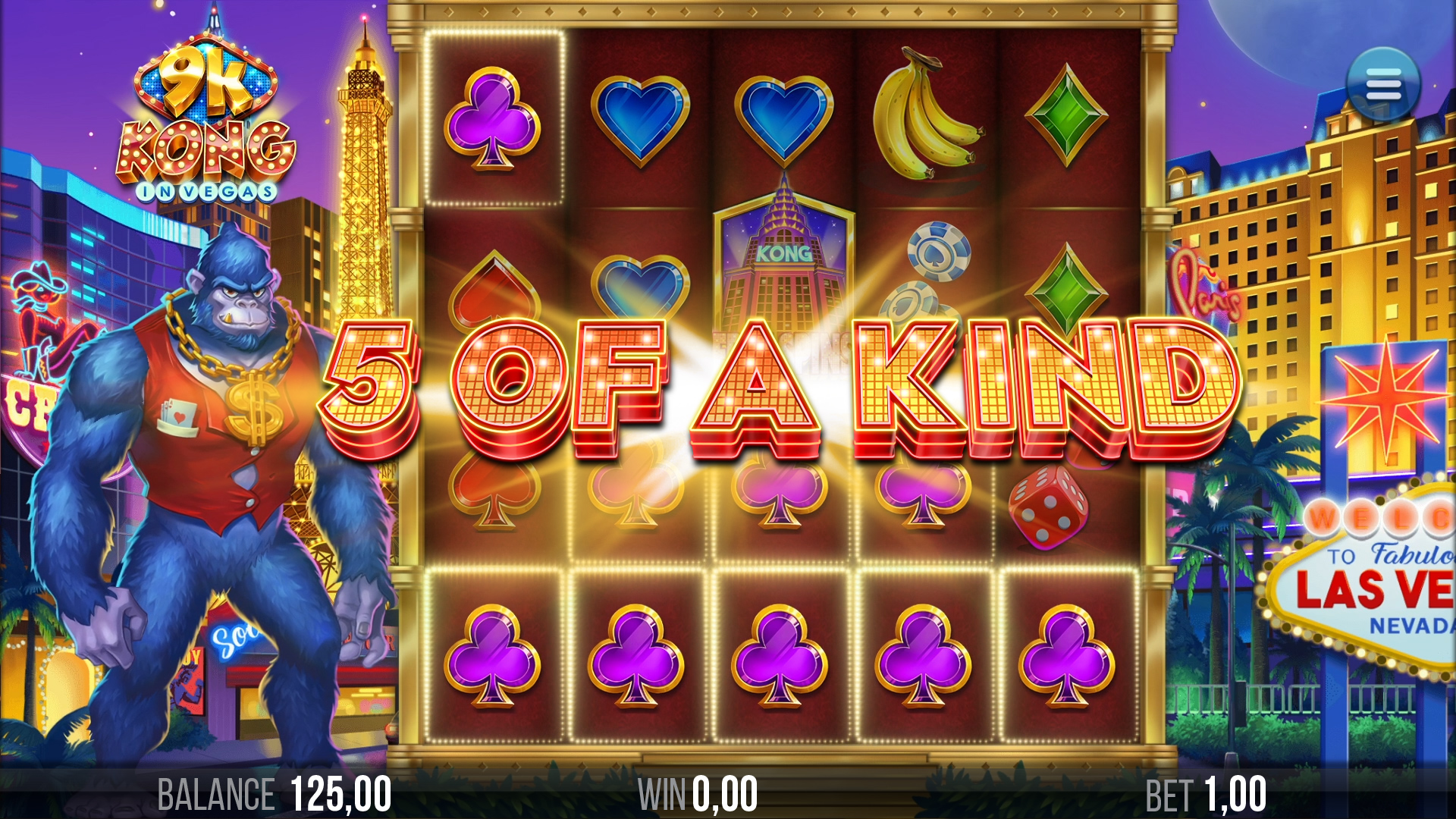 9k Kong in Vegas Screenshot