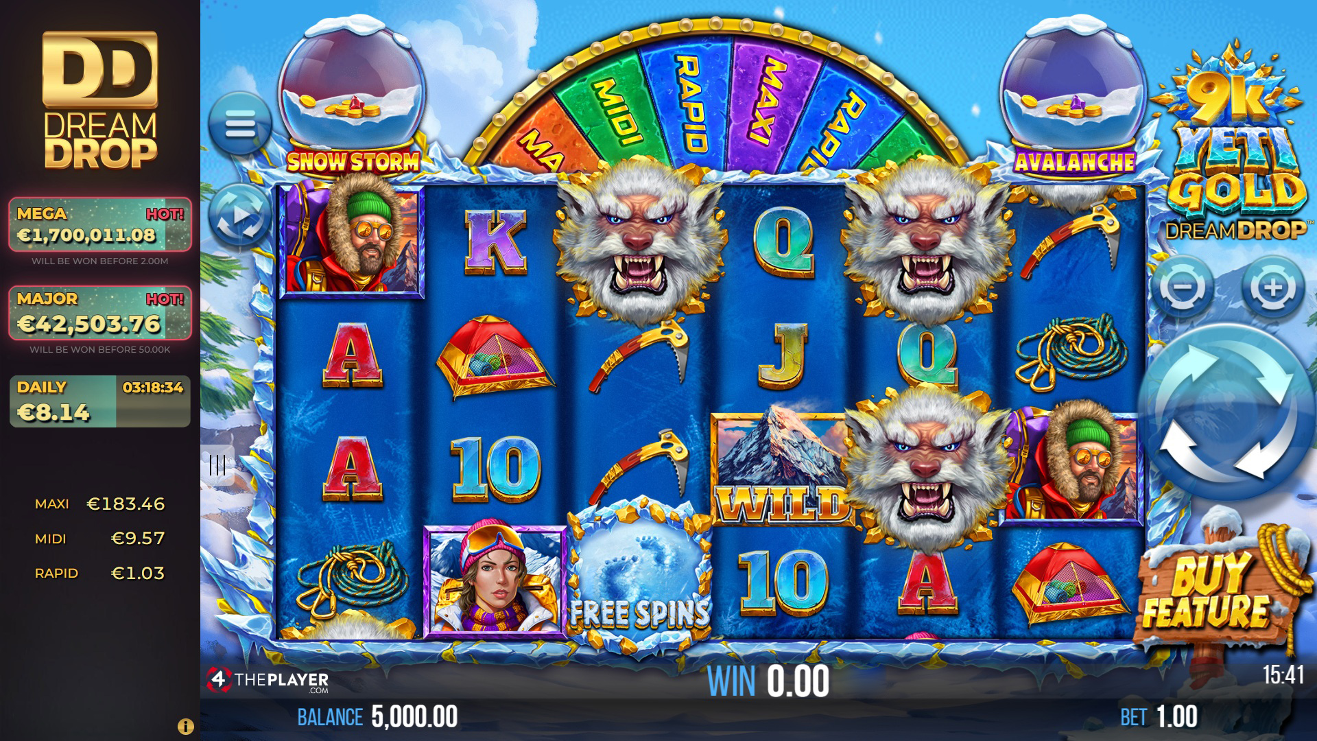 9K Yeti Gold Dream Drop Screenshot