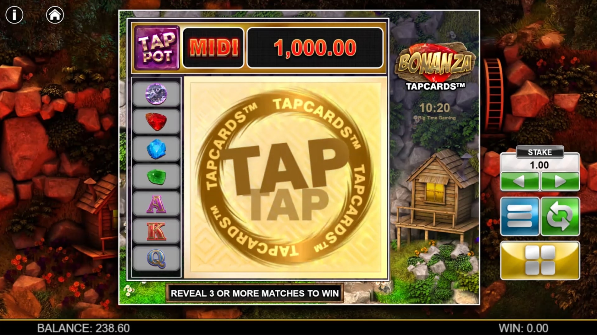 Bonanza TapCards™ Screenshot