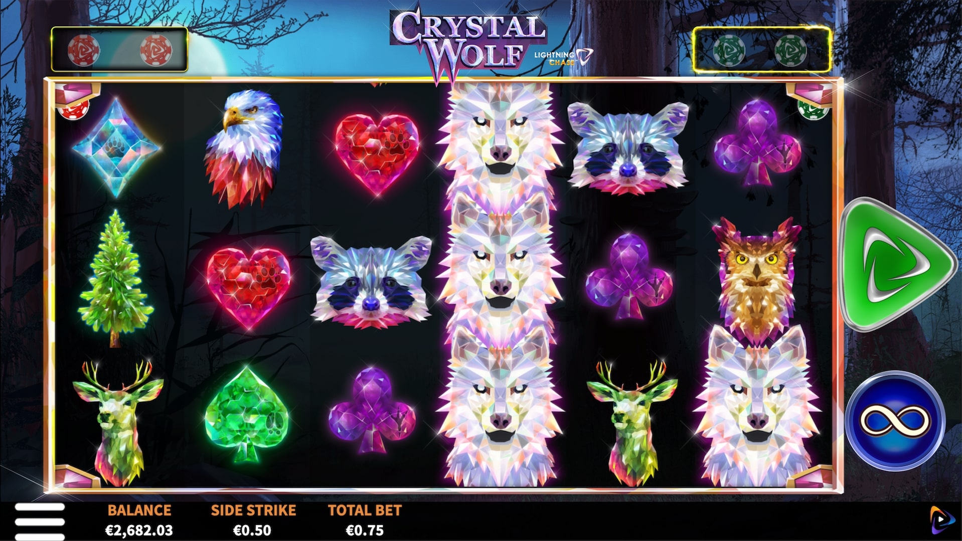 Crystal Wolf Lightning Chase Screenshot