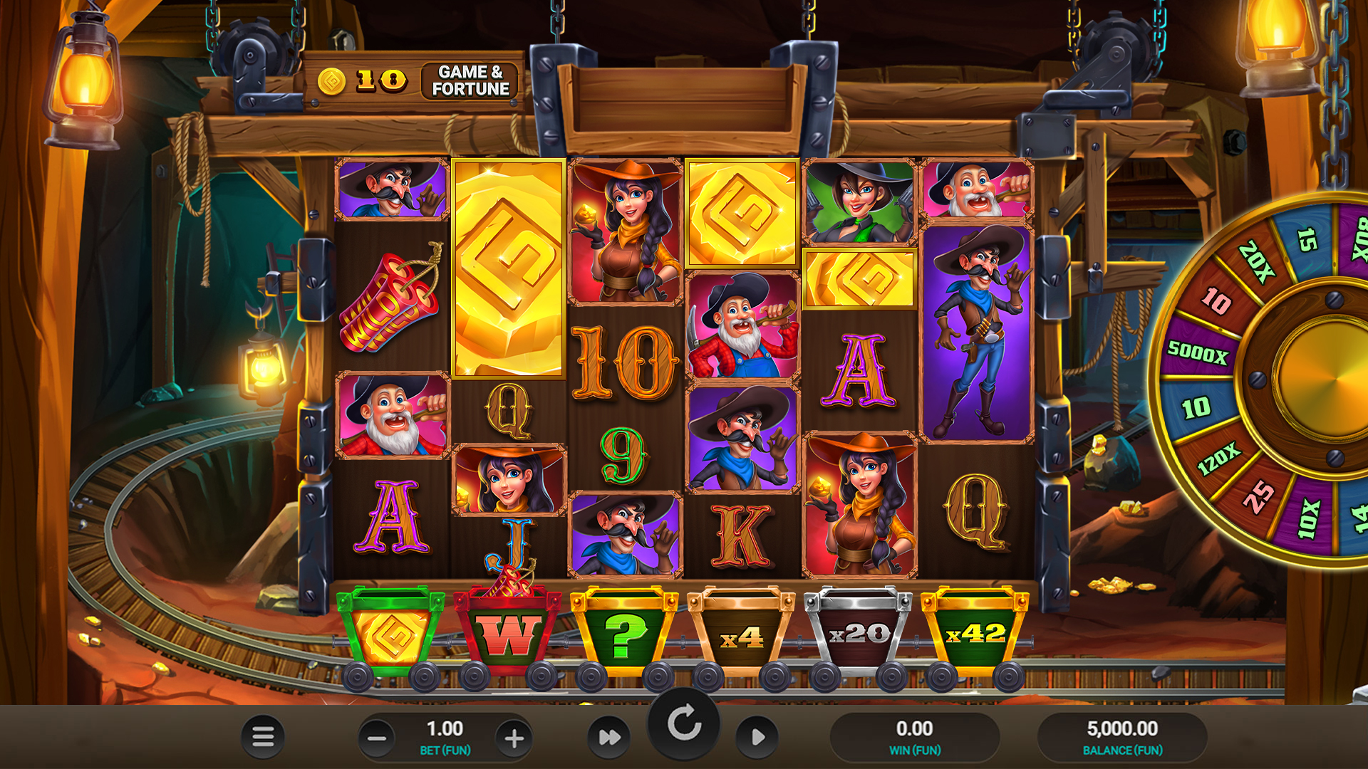 Gold Rush Frenzy Megaways Screenshot