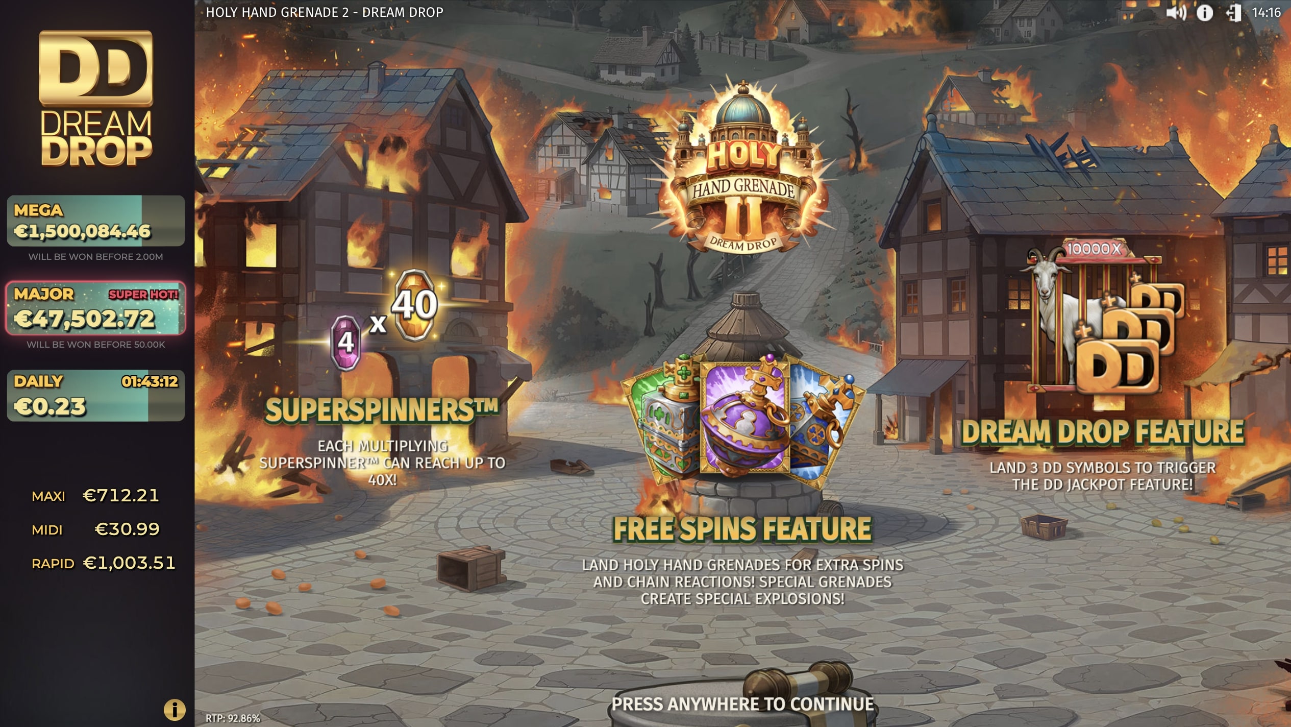 Holy Hand Grenade 2 Dream Drop Screenshot