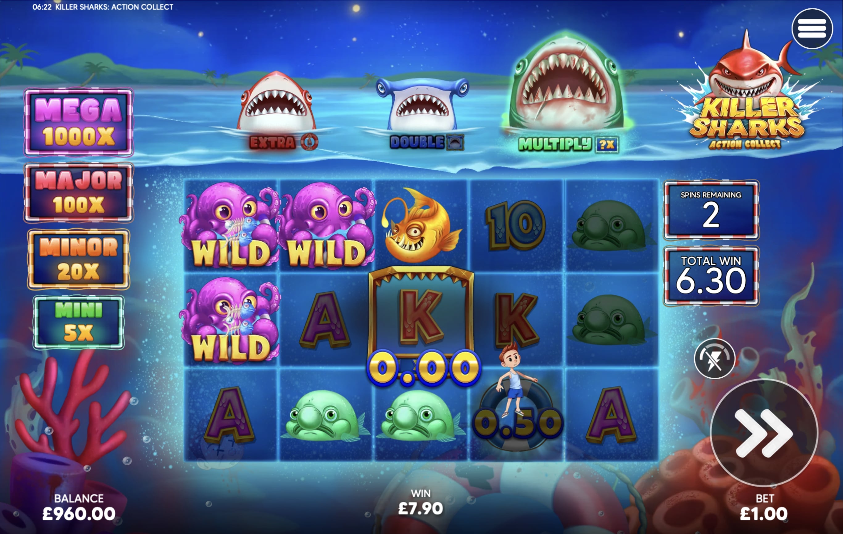 Killer Sharks: Action Collect Screenshot