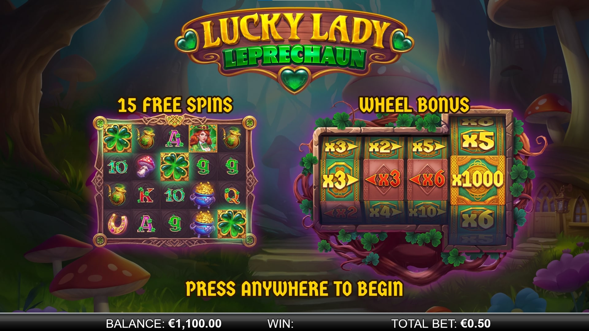 Lucky Lady Leprechaun Screenshot
