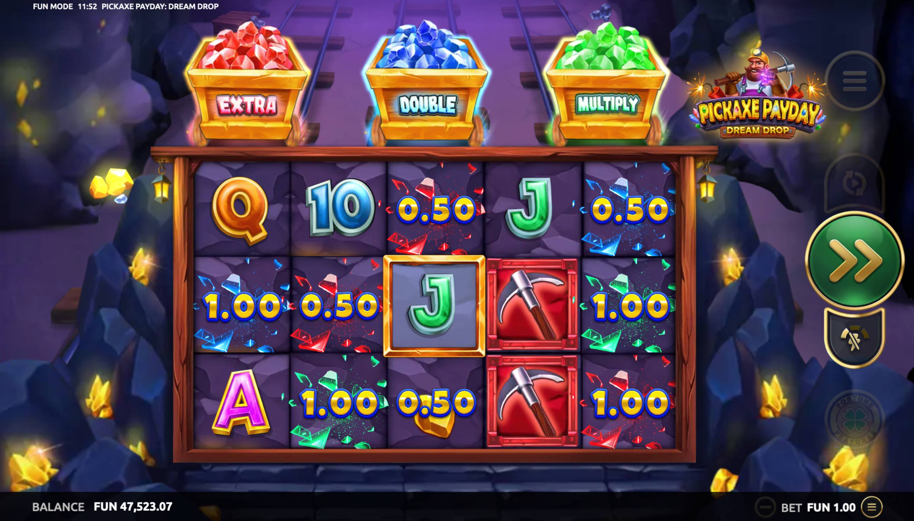 Pickaxe Payday: Action Collect Dream Drop Screenshot