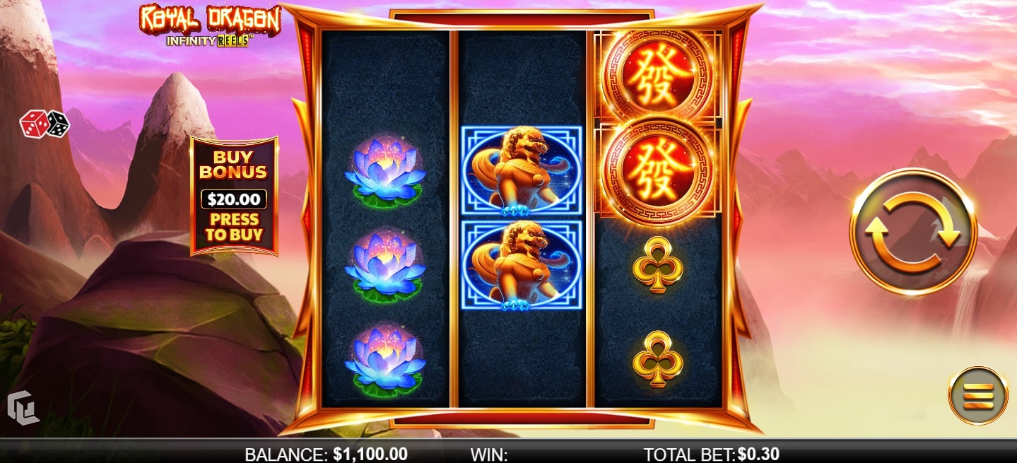 Royal Dragon Infinity Reels Screenshot